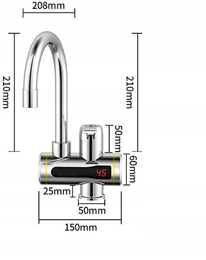 Tavalax Metal Energy Efficient Flow Water Heater Brand no brand