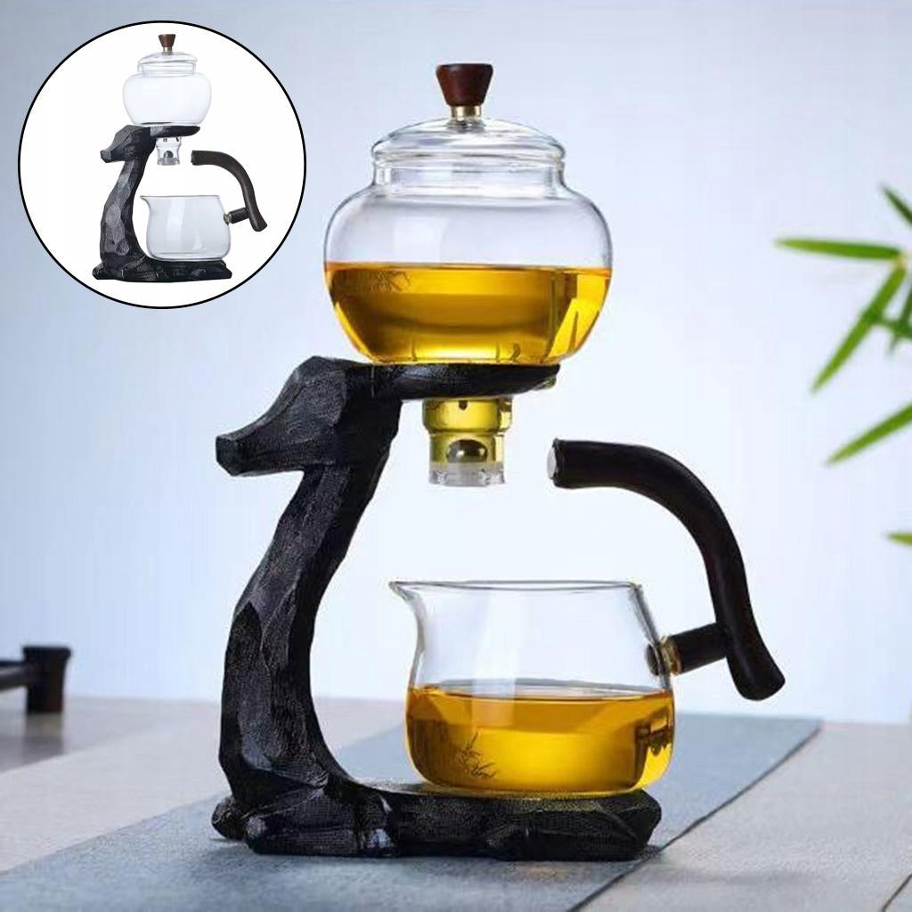 Tea set semi-automatic glass tea kettle herb set Capacity 1 l