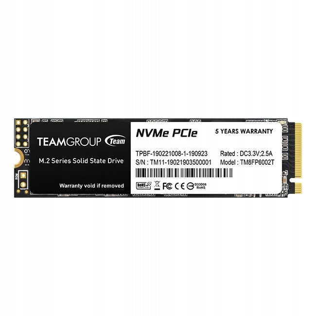 Team Group MP33 512GB M.2 PCIe NVMe 2280 Fast SSD for PC Laptop