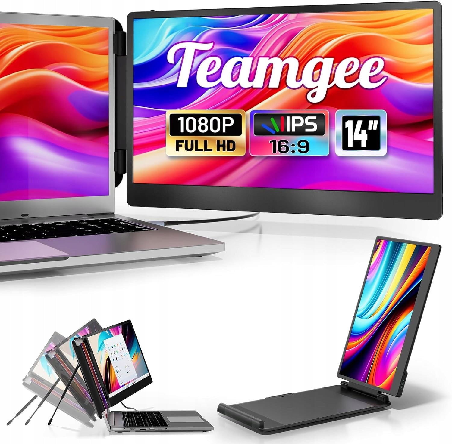 Teamgee s1 14" LCD Monitor 1920 x 1080 px IPS / PLS