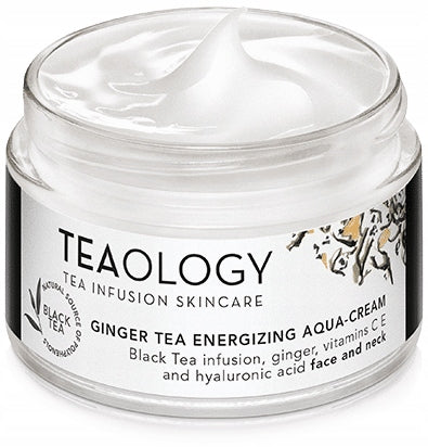 Feuchtigkeitsspendende Gesichtscreme Teaology Ginger Tea Energizing Aqua-Cream 50 ml 