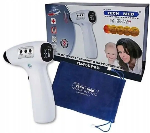 Tech-Med TM-F05 Pro Non-Contact Thermometer Battery For Forehead Medical device no