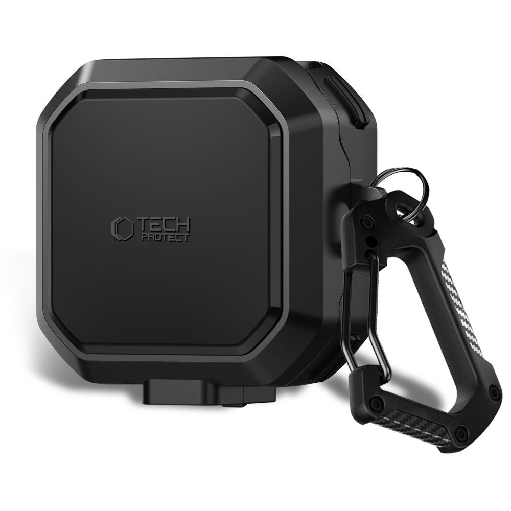 Tech-Protect Carbonox MagSafe case for Samsung Galaxy Buds 4 / 4 Pro Black