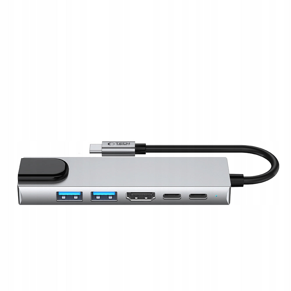 Tech-Protect Hub Splitter USB Adapter USB-A TYPE-C / HDMI 4K / RJ45 6in1 EAN (GTIN) 5906302360574