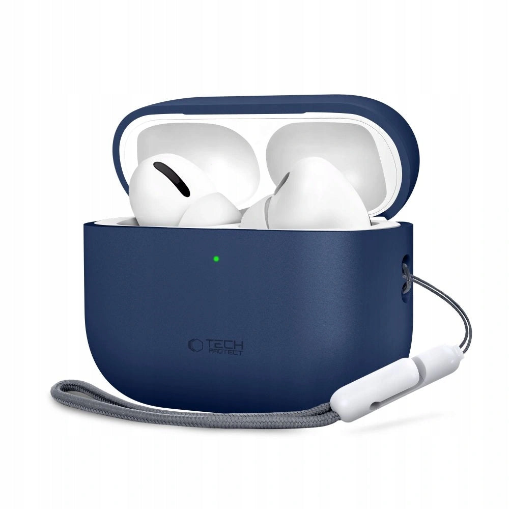 Tech-Protect Silicone case for Apple AirPods Pro 3 Navy Blue