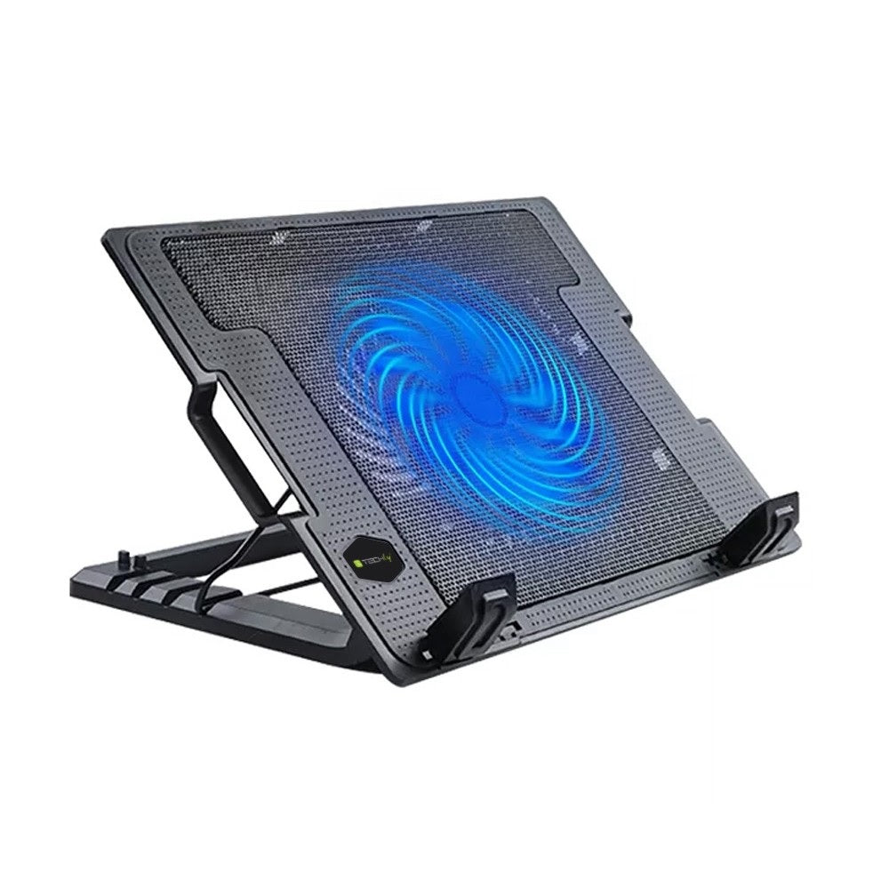 Techly Adjustable Cooling Stand Laptop Fan 17.3"