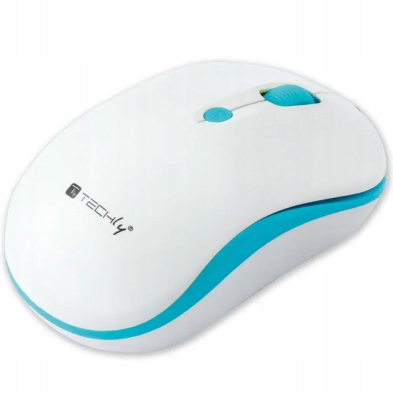 Techly IM 1600-WT-WBW Mouse Office Handheld RF Wireless Optical 1600...