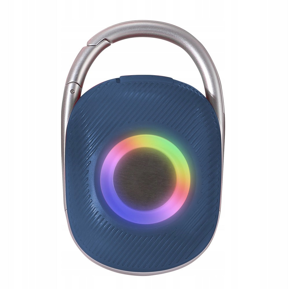 Techly Wireless Portable Bluetooth Speaker 5.3 5W TWS LED USB/TF MP3 Batteries included yes