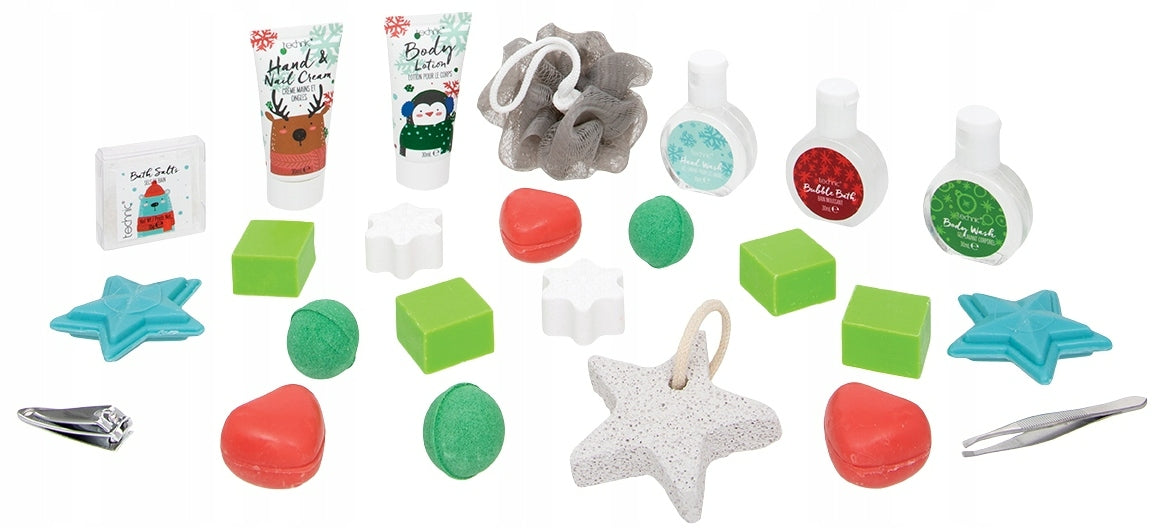 Kosmetik-Adventskalender, Toilettenartikel 