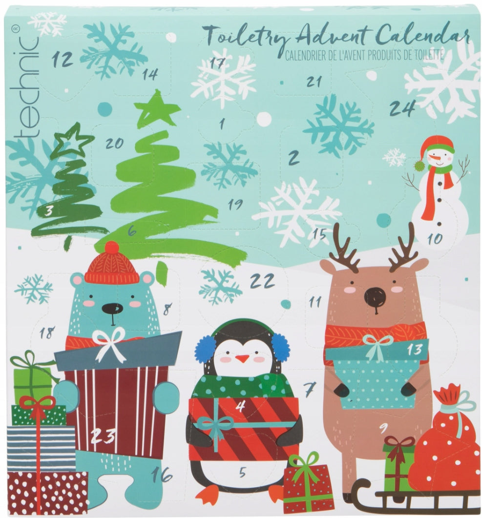 Kosmetik-Adventskalender, Toilettenartikel 