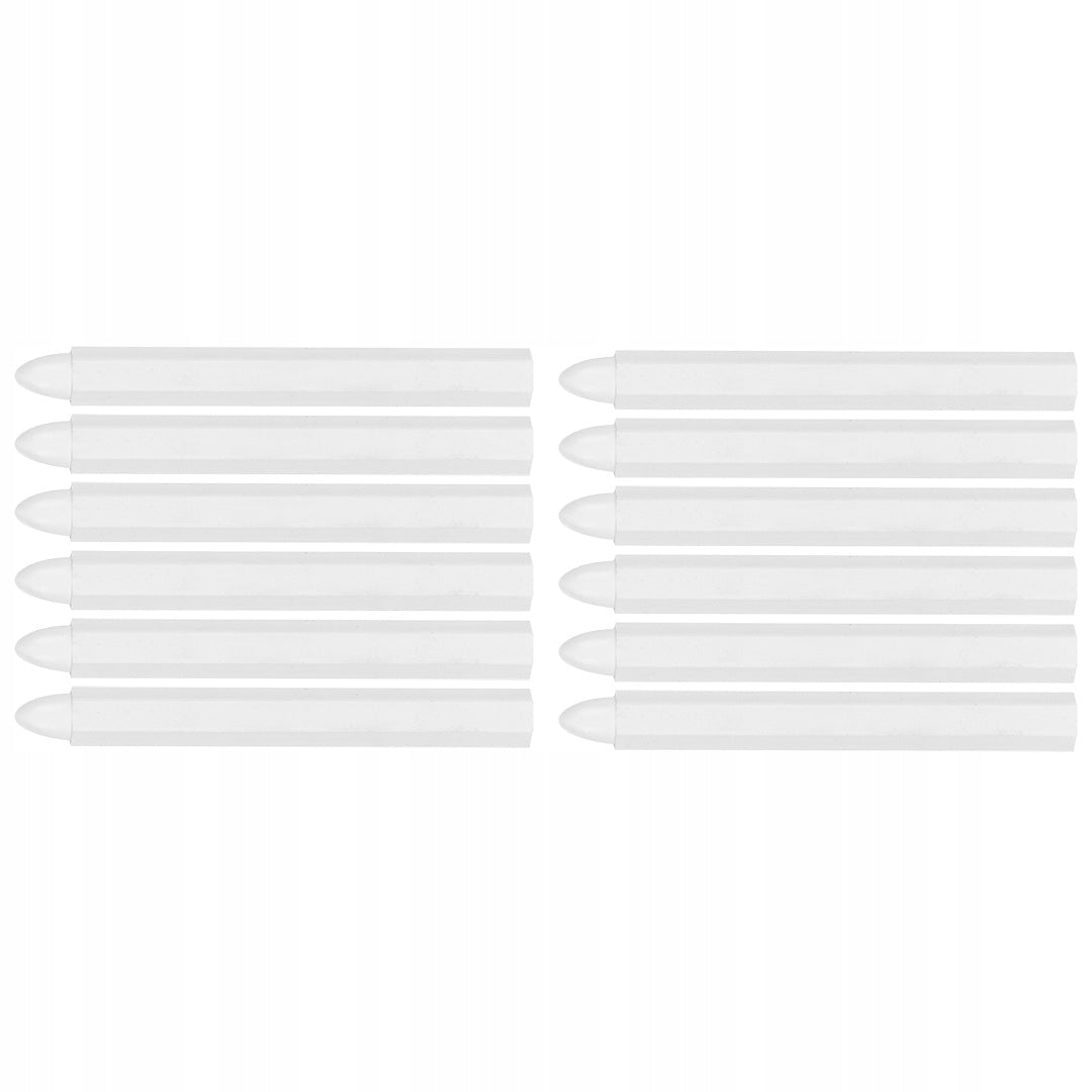 Technical marking chalk, white, 12 pieces