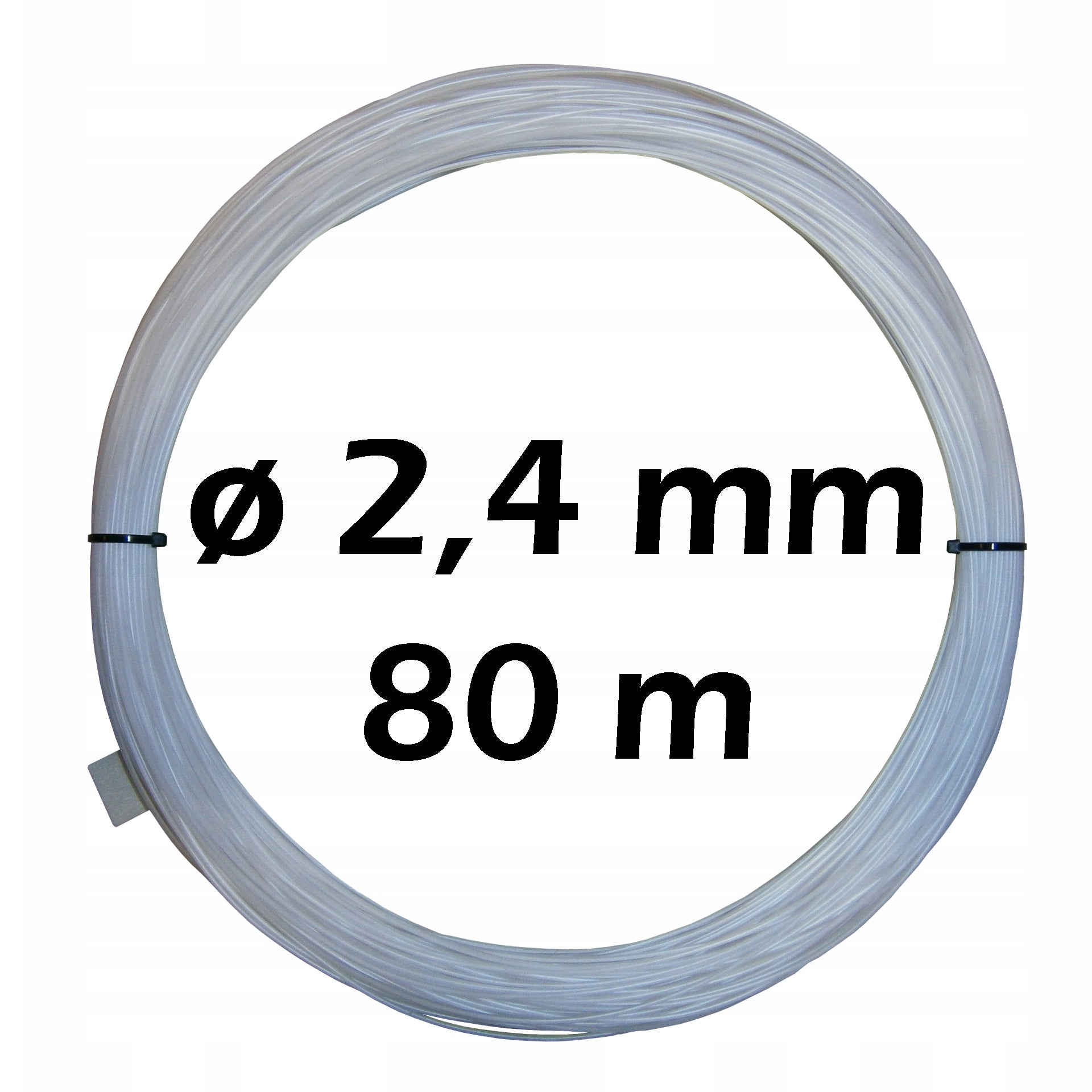 Technical well fishing line for fixing filters 2,4 mm 80m