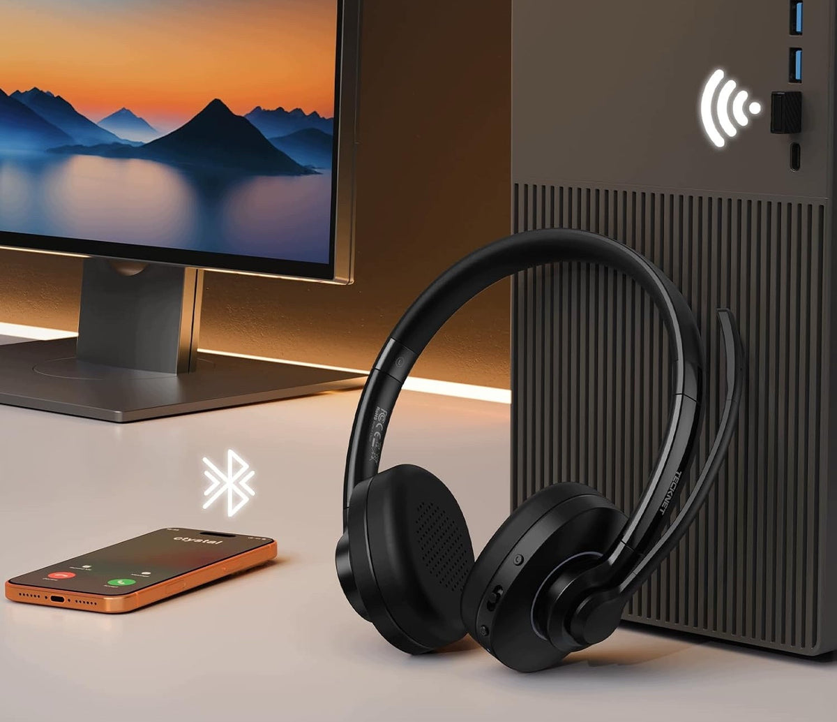 TeckNet TK-HS037 Wireless On-Ear Headphones Manufacturer code B0FSQW98MF