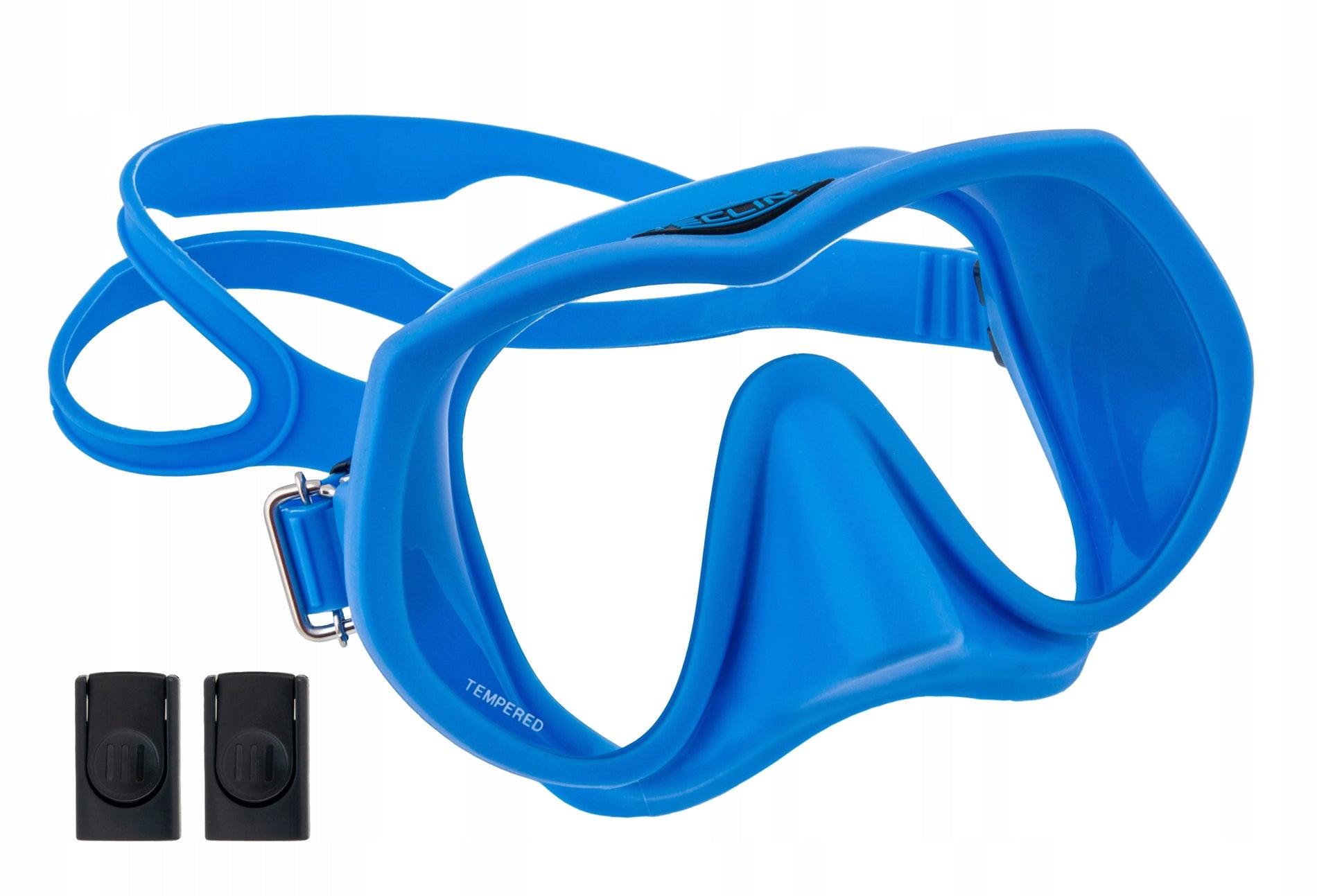 Tecline Frameless Super View Diving Mask, Blue