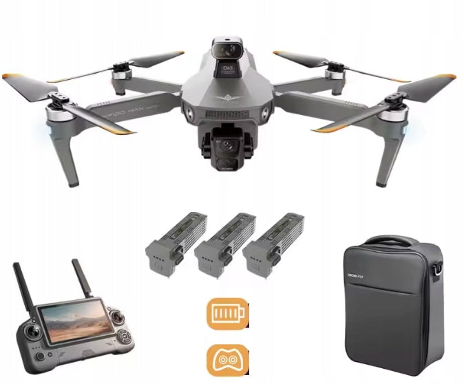 Teeggi KF100 MAX GPS RC Drone with 4K HD Screen + 3 Batteries [Certificate]