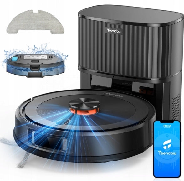 Teendow D10S MAX 2-in-1 Robot Vacuum & Mop 4500Pa Smart Auto Home Cleaning
