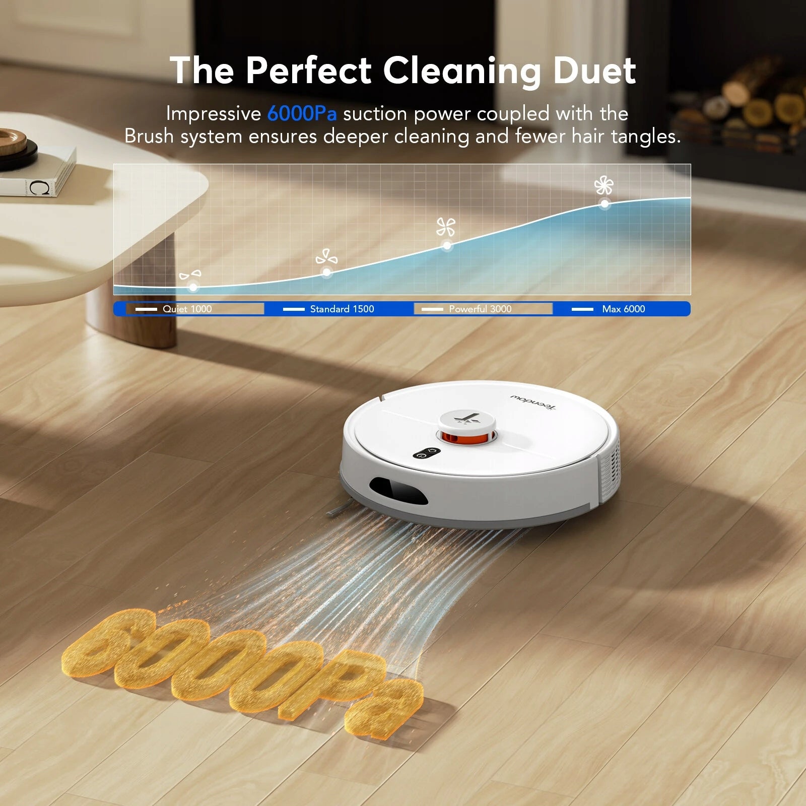 Teendow D20S MAX+ Robot Vacuum and Mop 6000Pa Robot Vacuum Mop Manufacturer code D20SMAX+