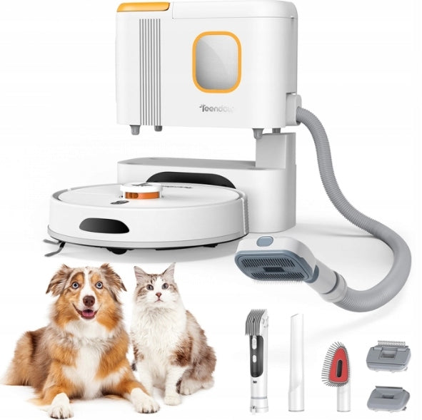 Teendow D20S Max Plus Robot Vacuum And Mop 6000Pa Self Empty Station Pet