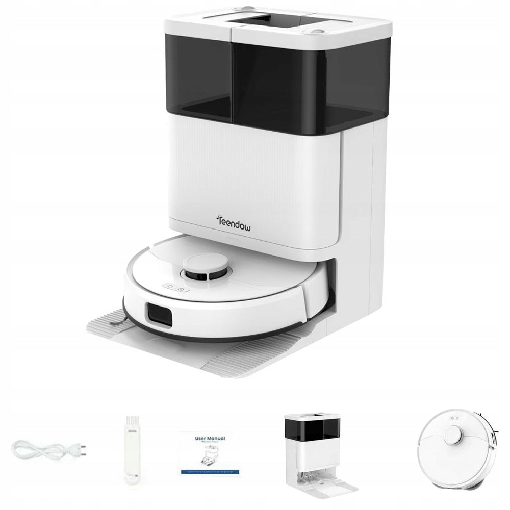 Teendow D63S Ultra Robot Vacuum Cleaner Self Cleaning with Automatic 10000Pa