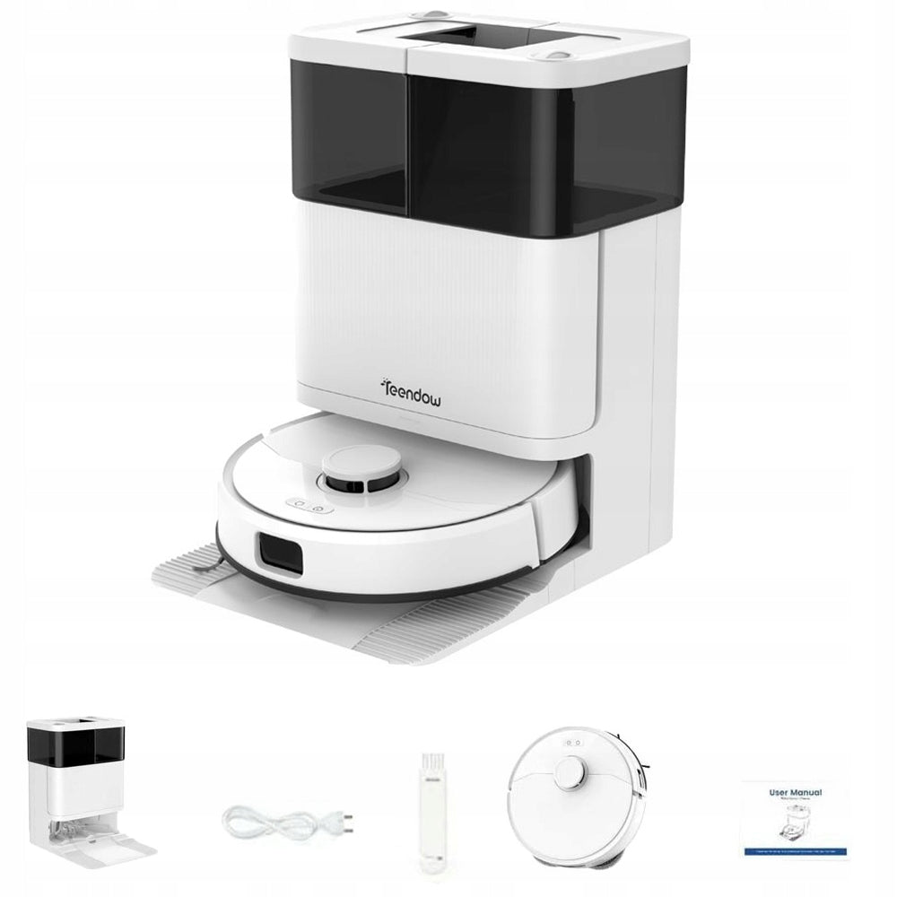 Teendow D63S Ultra Robot Vacuum Cleaner Self Cleaning with Automatic 10000Pa