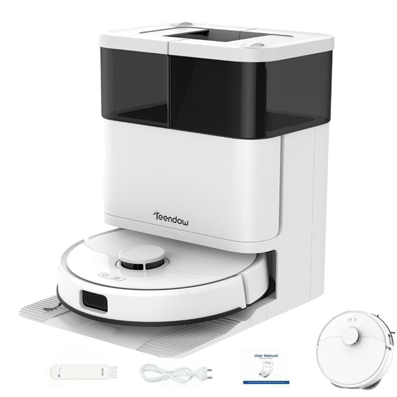 Teendow D63S Ultra Robot Vacuum Cleaner Self Cleaning with Automatic 10000Pa
