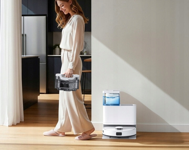 Teendow D63S Ultra Sweeping & Mopping Robot 1000Pa 4L Large Water Tank Packaging status original