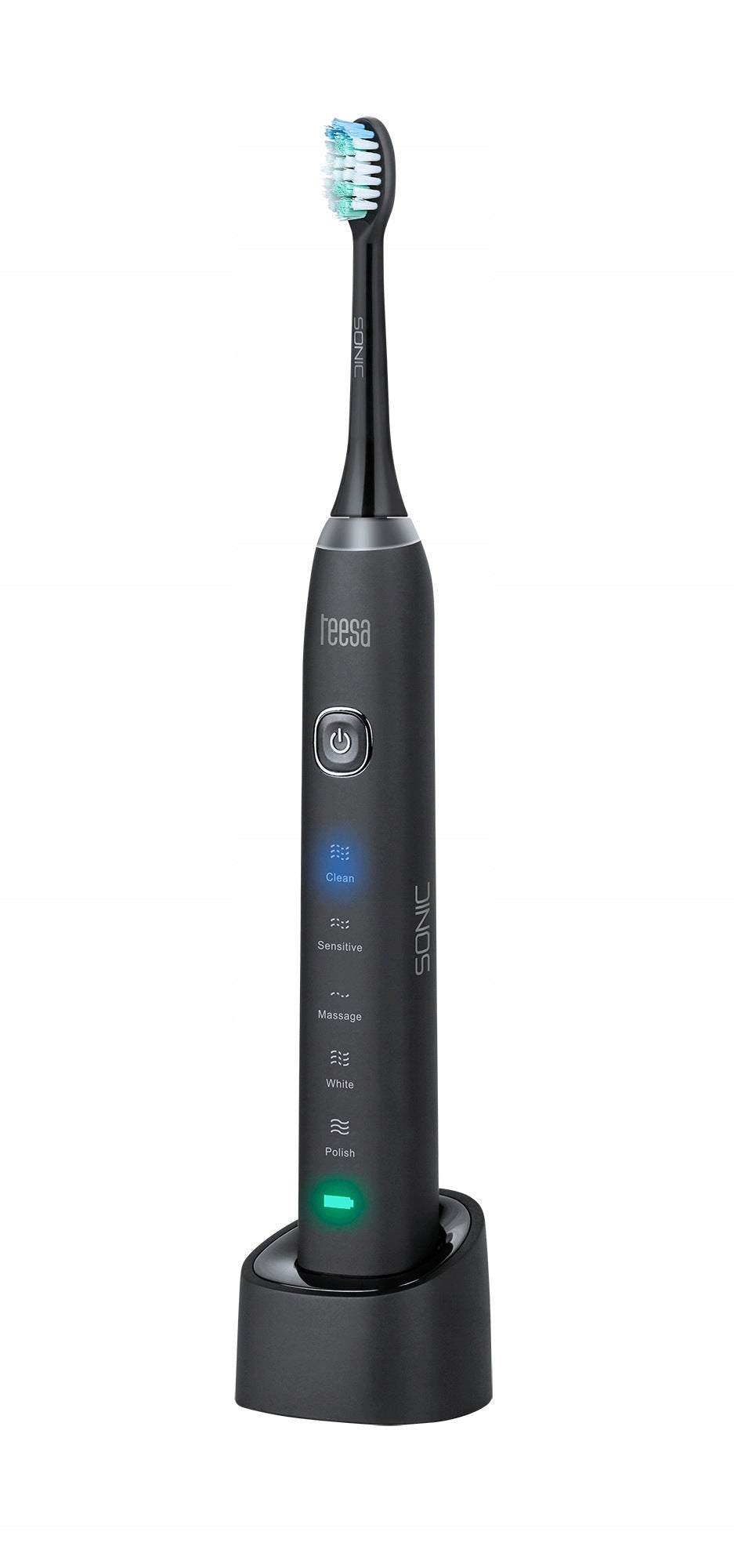 Teesa Sonic Black Toothbrush
