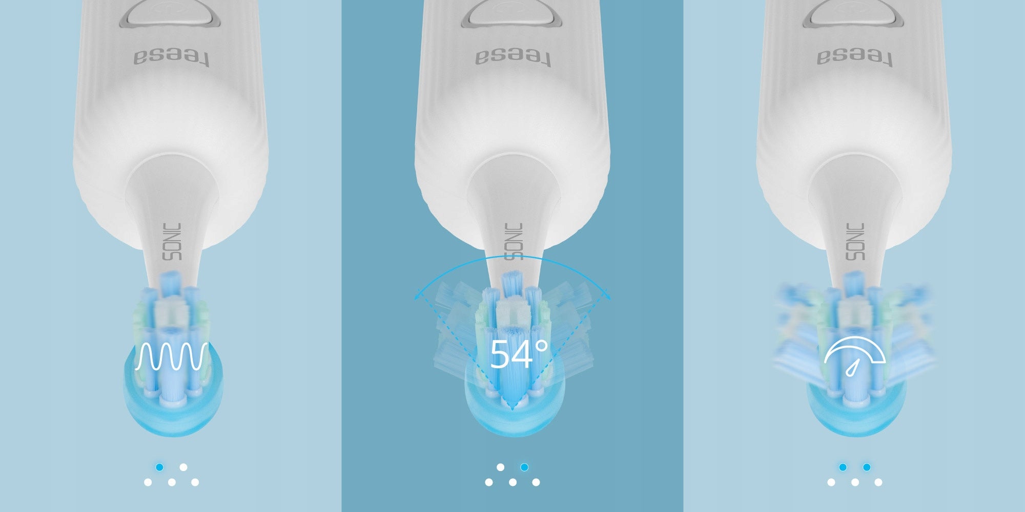 Teesa Sonic Elite Sonic Toothbrush, Black Manufacturer code TSA8082-B
