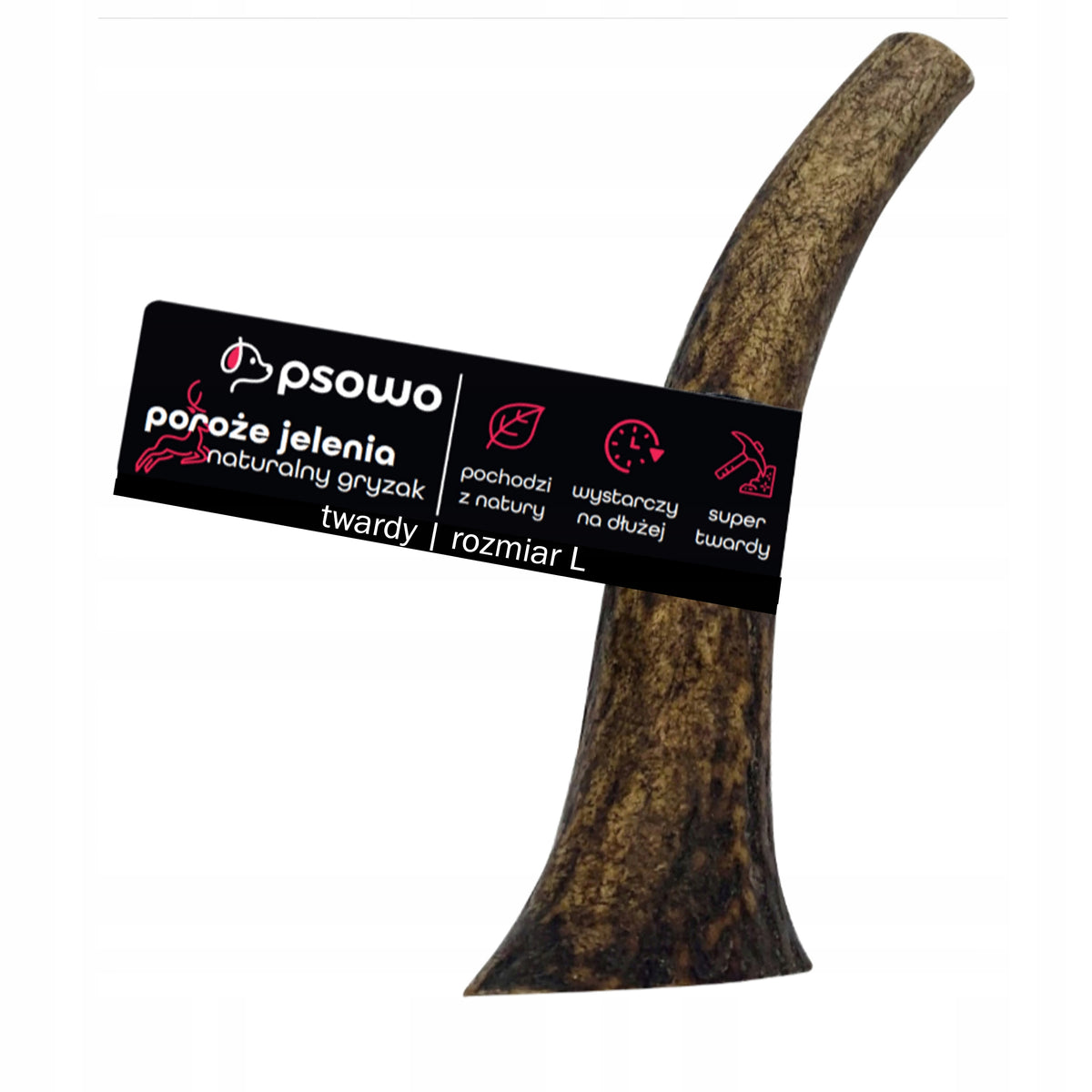 Teether Treat Natural Treat for Dogs Deer Antlers PSOWO HARD L