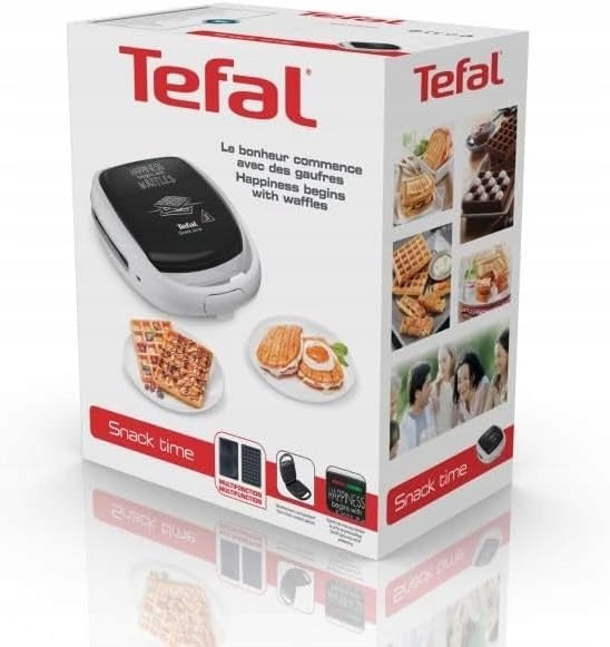 Tefal SW341112 Waffle Iron Multifunction Removable Plates 700W Power rating 700 W