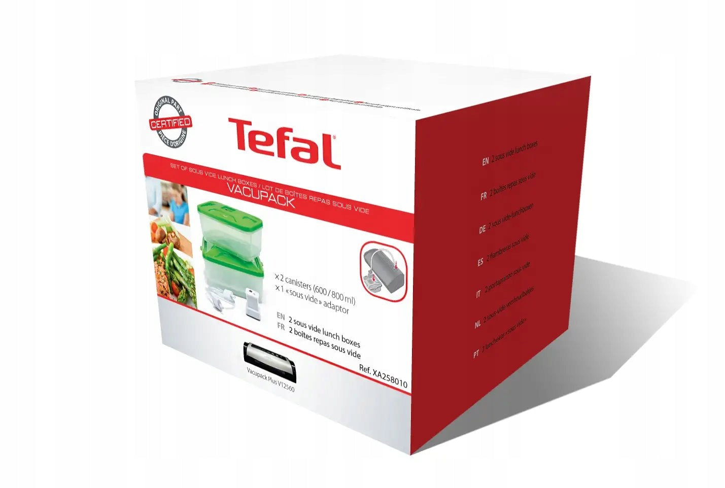 Tefal XA258010 Vakuové boxy, 2 ks