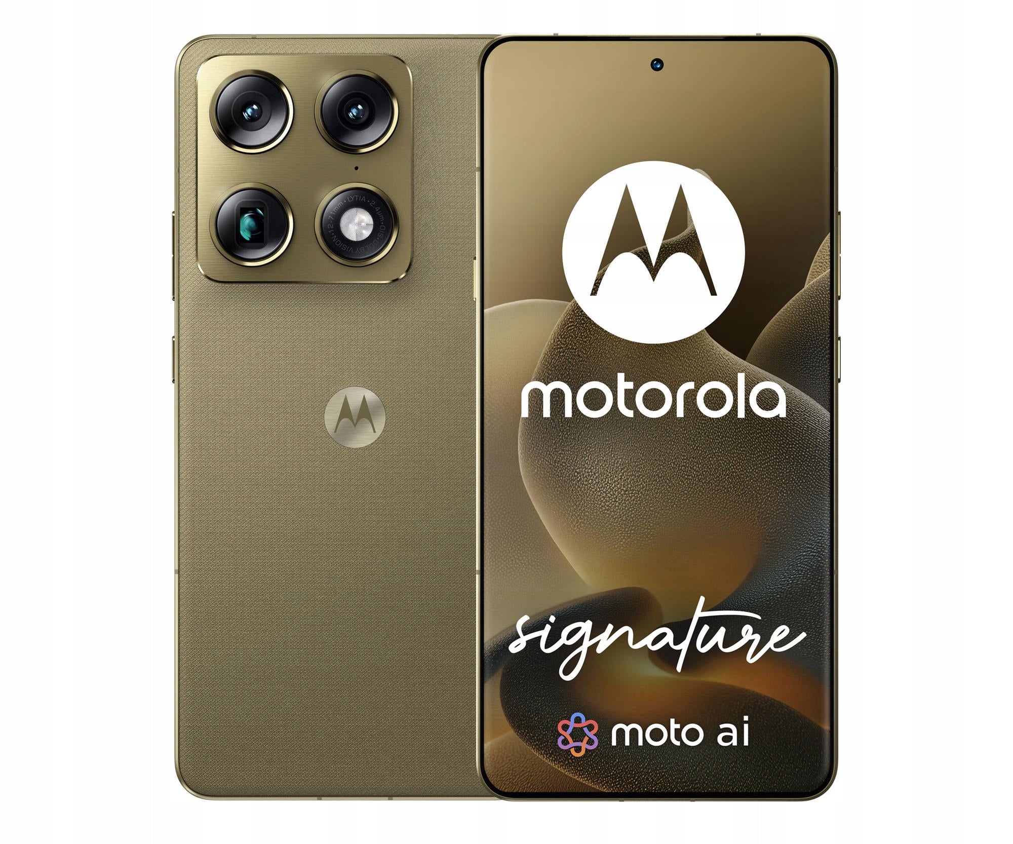 Telefon Motorola Signature 16/512GB 5G Olivový 165 Hz 5200 mAh