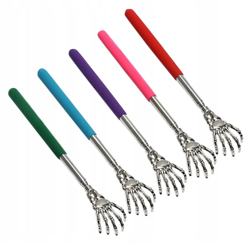 Telescopic Back Scratcher Metal Massager Adjustable Length 21-57cm Packaging status original