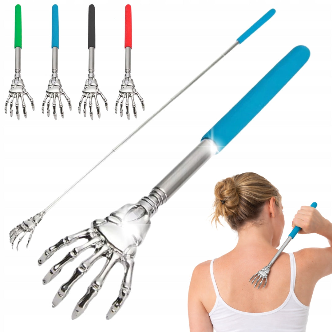 Telescopic Back Scratcher Metal Massager Adjustable Length 21-57cm