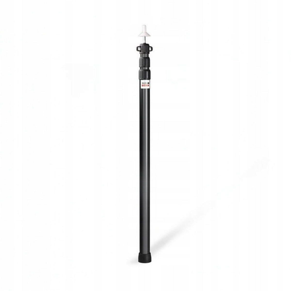 Telescopic Camping Pole Aluminum Tent Support Adjustable 2.3M Thick Black