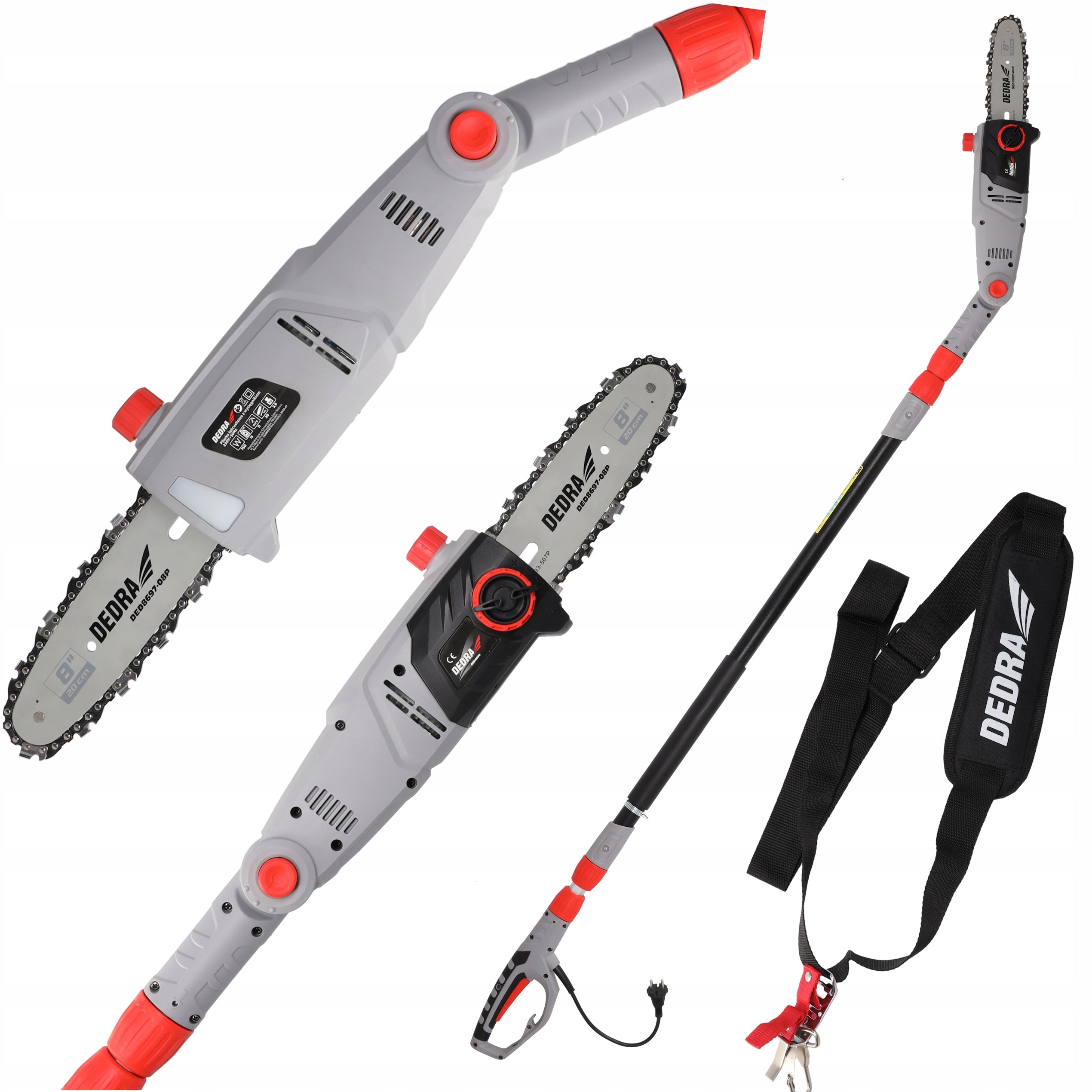 Telescopic Chainsaw Electric on Branch Reach DEDRA