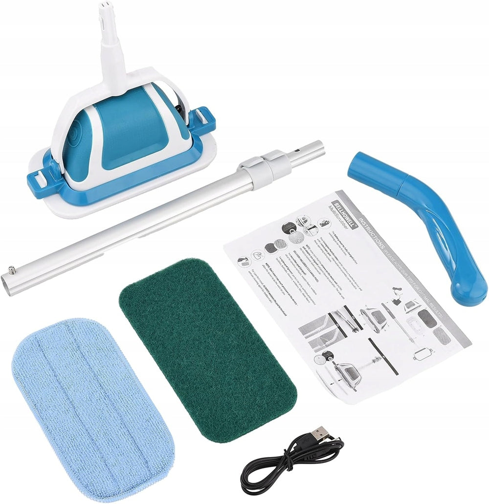 Telescopic Cleaning Brush 2in1 VIBRATION Scrub Machine - Electric Mop Packaging status original