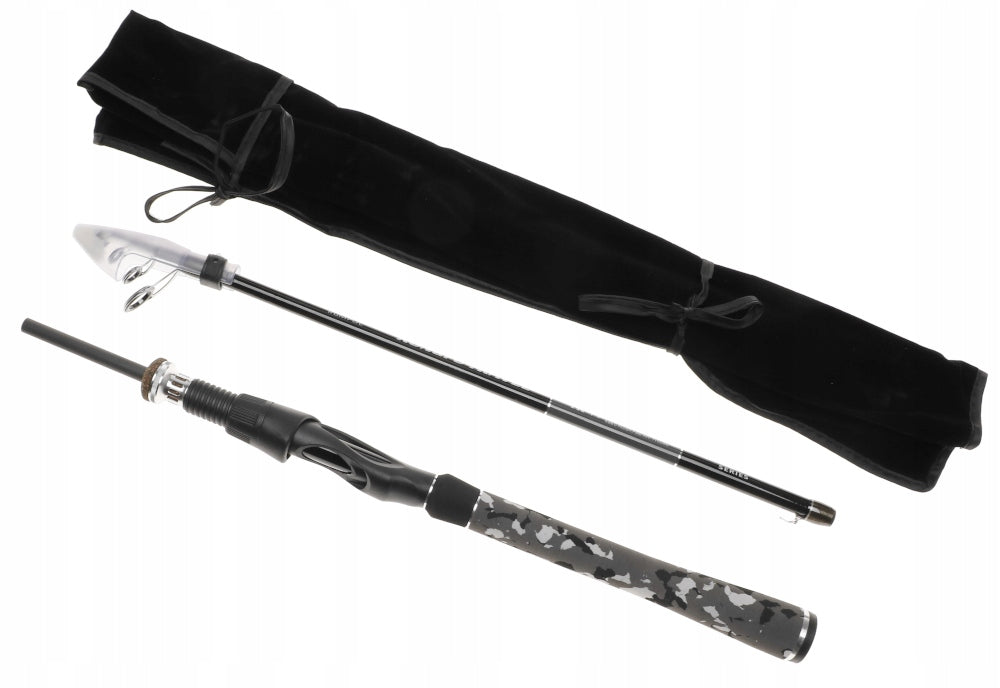 Telescopic Fishing Rod KUNGFU TRAVEL 2,1m Spinning IM7 Carbon 210cm 110100