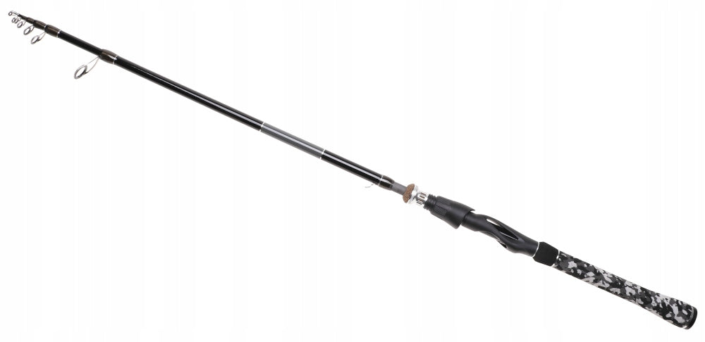 Telescopic Fishing Rod KUNGFU TRAVEL 2,4m Spinning IM7 Carbon 240cm 110090 Weight 120 g
