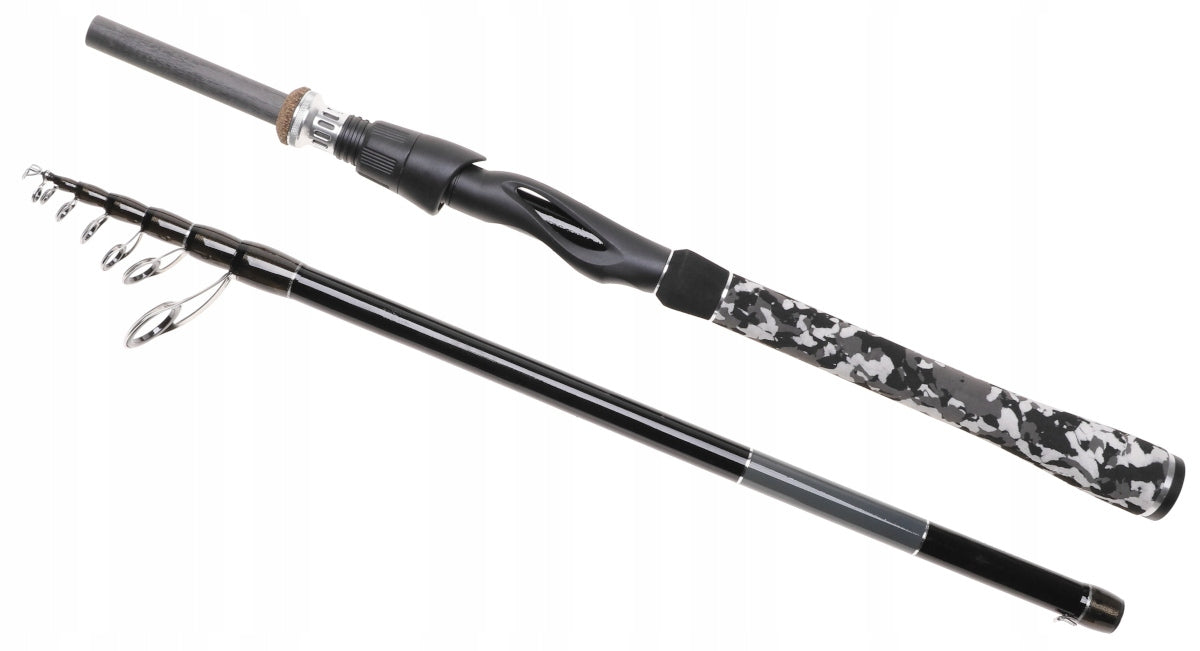 Telescopic Fishing Rod KUNGFU TRAVEL 2,7m Spinning IM7 Carbon 270cm 110102