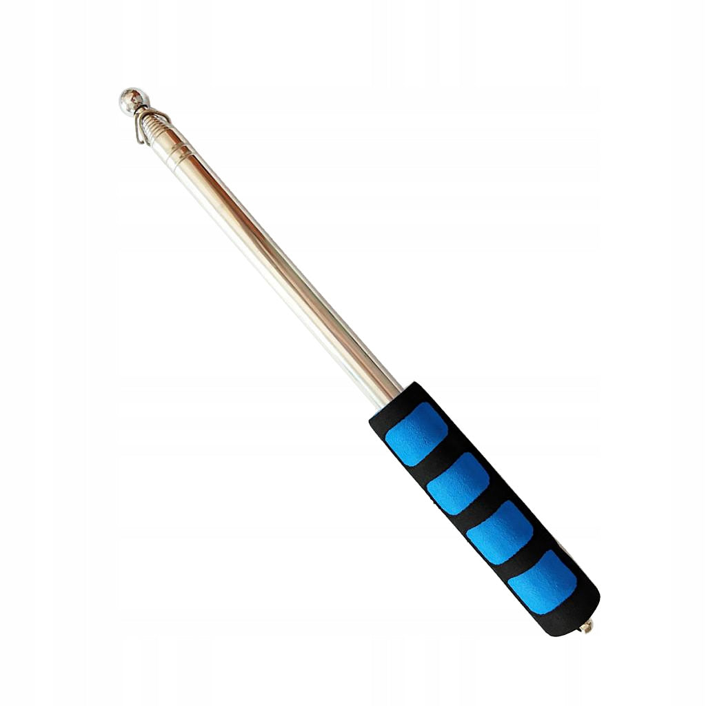 Telescopic Flagpole, Stainless Steel Flagpole, Flag Pole, Hand 1.6m L Blue Brand no brand