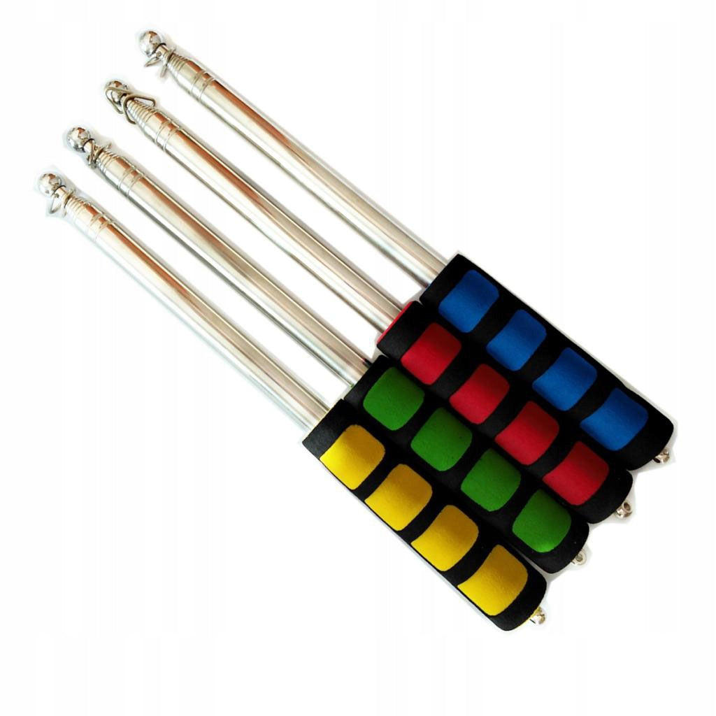 Telescopic Flagpole, Stainless Steel Flagpole, Flag Pole, Hand 1.6m L Blue Manufacturer code 04560005272