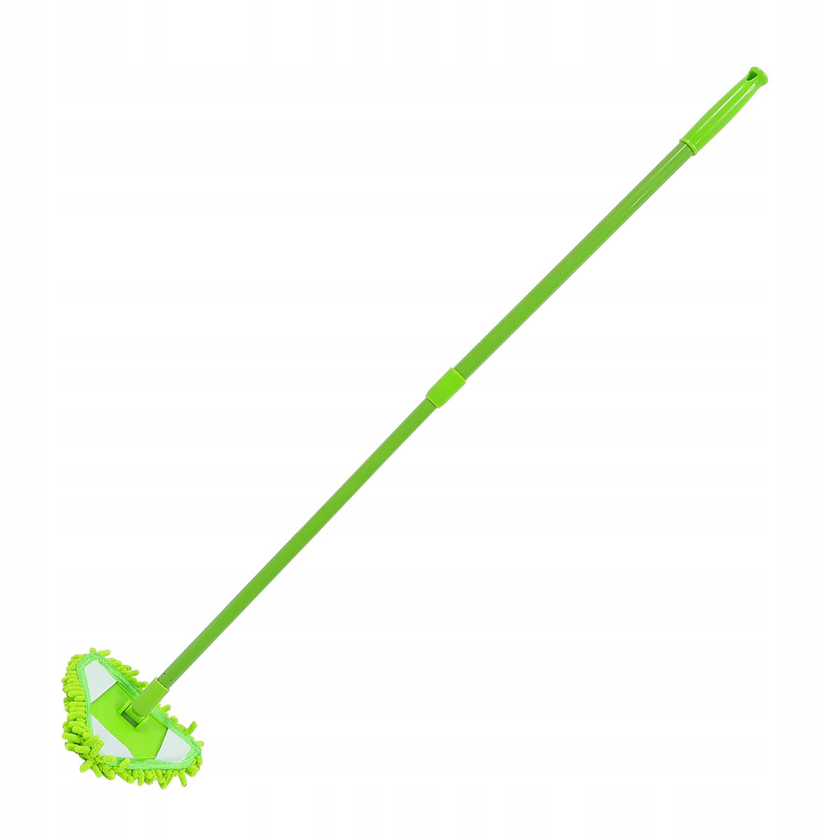 Telescopic Green Chenille Triangular Mop for Household and Glass Cleaning