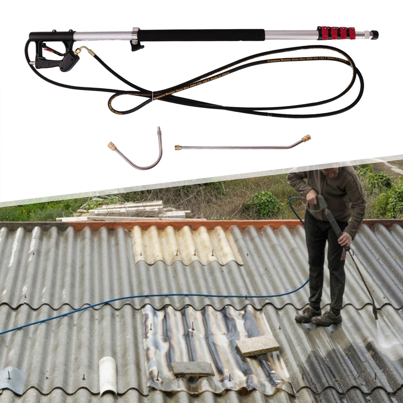 Telescopic Pressure Washer Wand, 4000 PSI, Replacement Attachment, 5 Nozzle