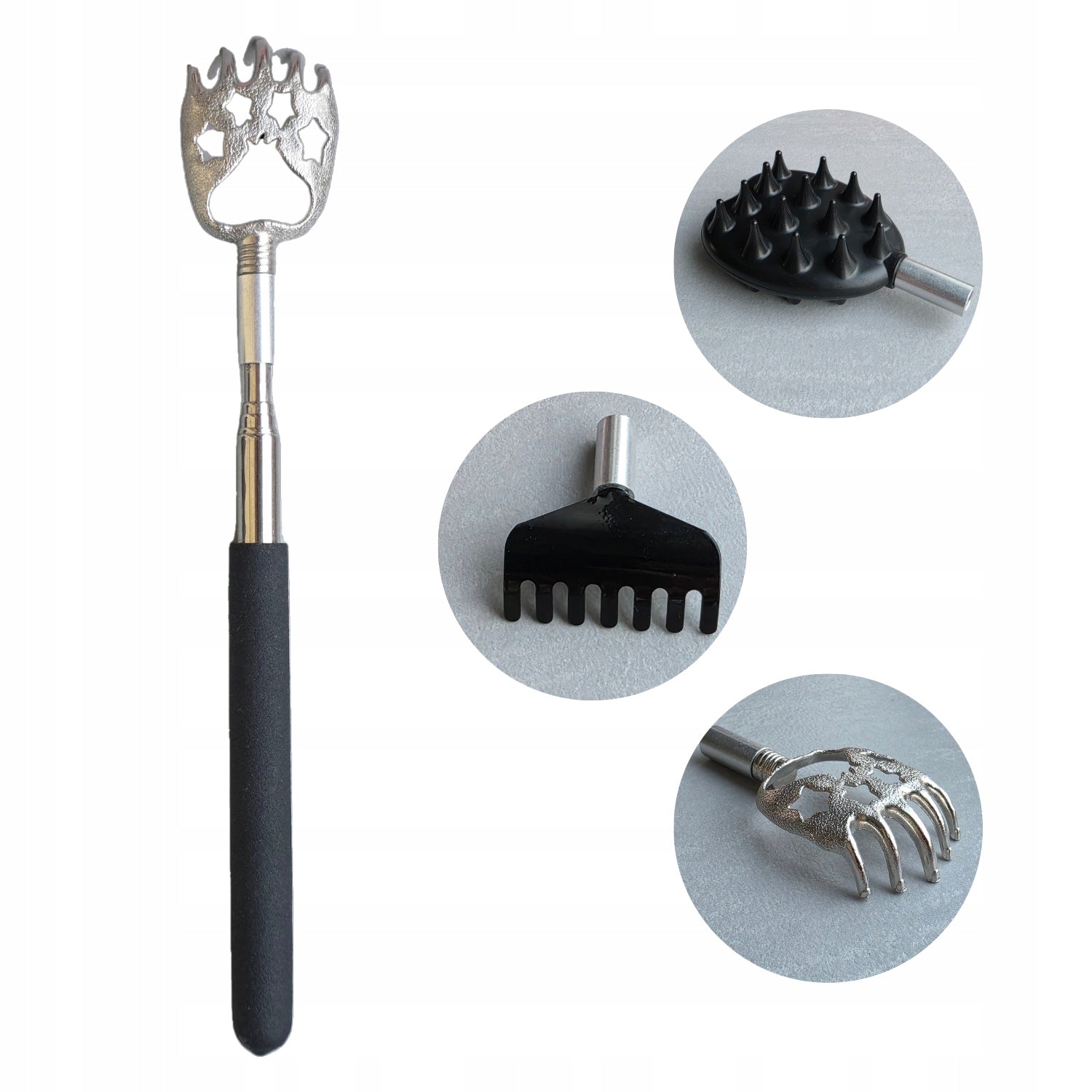 Telescopic Scratcher 3in1 Grabki Back Paw Long Retractable