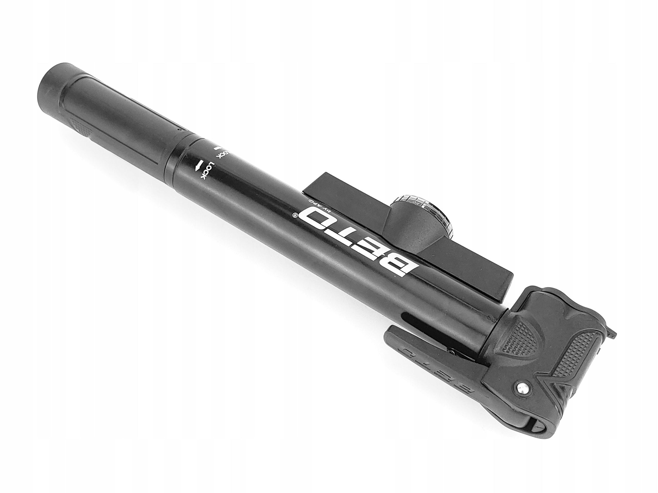 Telescopic bicycle pump with pressure gauge AV DV SV Brand Beto