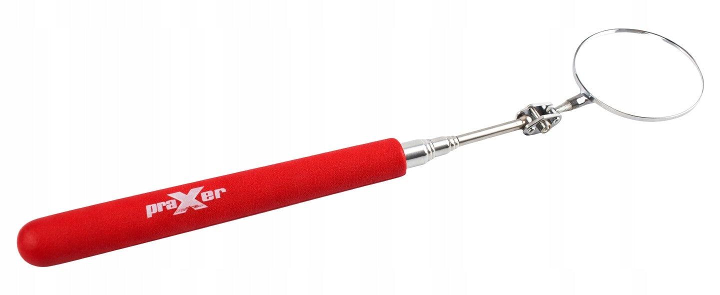 Telescopic inspection mirror round 50 mm, handle 912mm PRAXER
