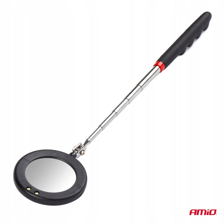Telescopic inspection mirror with LED lamp AMIO-02840 Brand Amio