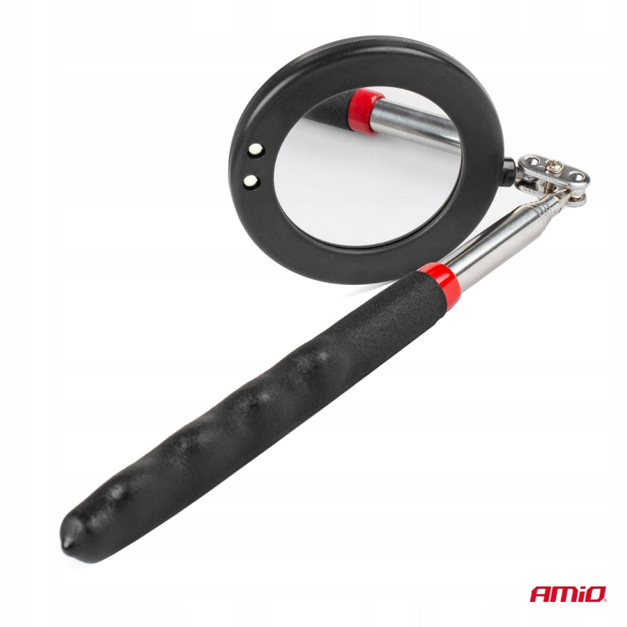 Telescopic inspection mirror with LED lamp AMIO-02840 Manufacturer code 02840