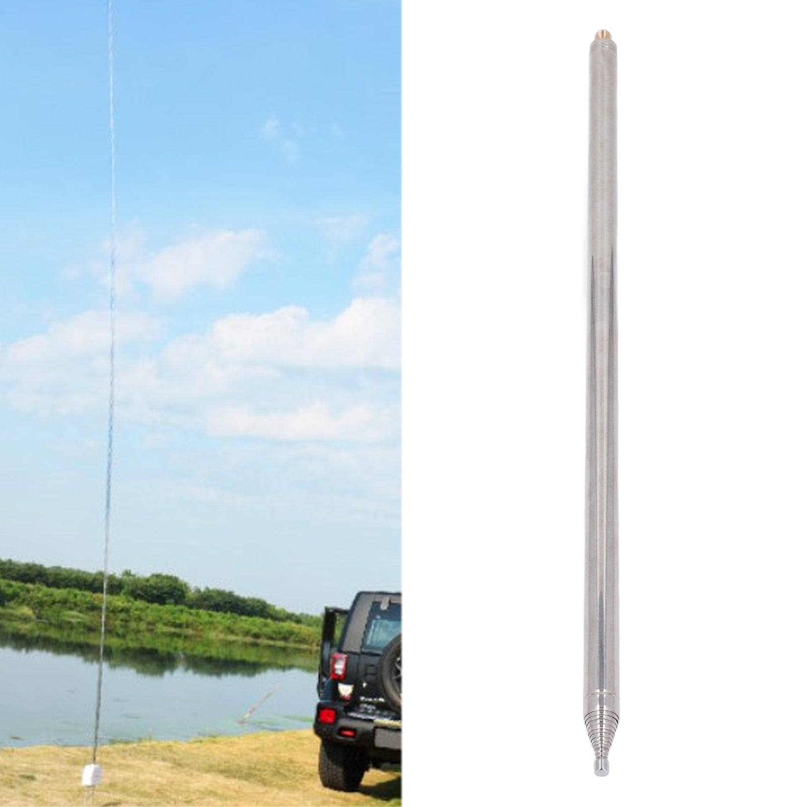Telescopic radio antenna - for home/car/TV Packaging status original